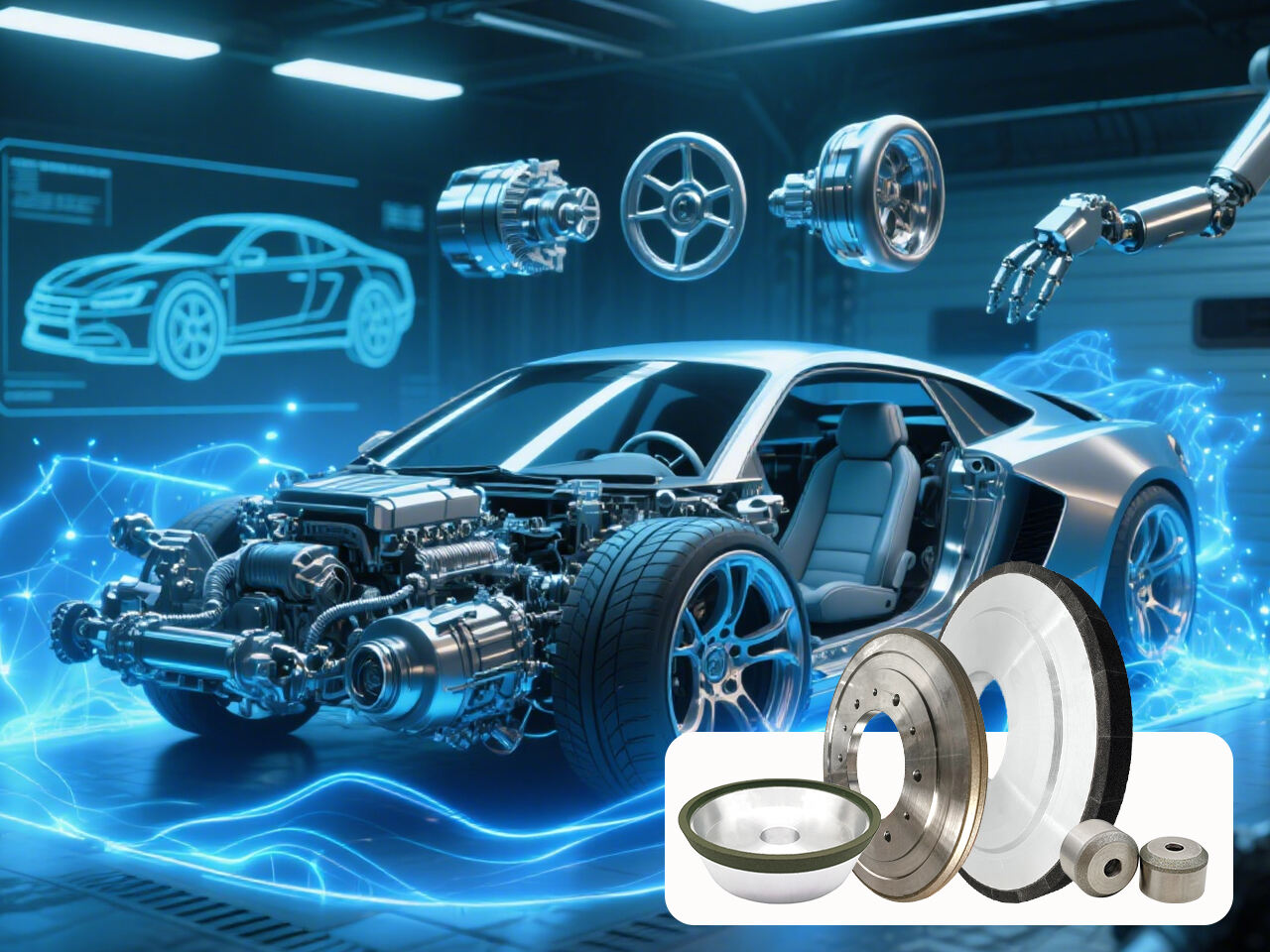The Technical Superiority of Diamond and CBN Grinding Wheels in Global Automotive Manufacturing