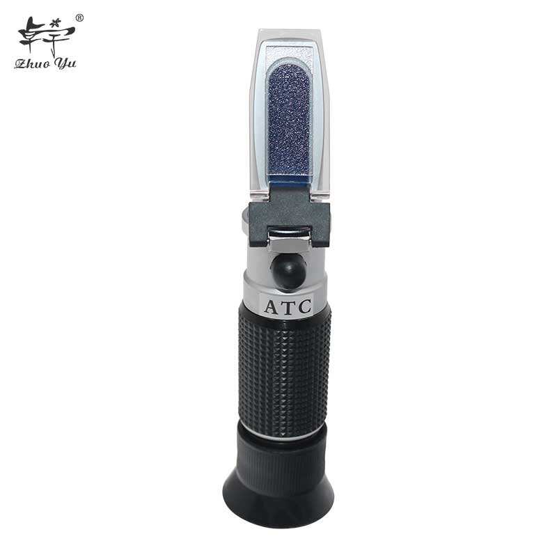 Optimized Beekeeping Tool: High-Precision Honey Refractometer Tester - Accurately Measures Brix 58-90%, Baume 38-43°, & Water Content 12-27% for Ideal Honey Concentration Analysis