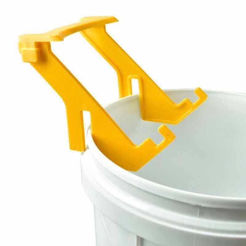 Honey Bucket Bracket: Sturdy Plastic Support Stand for Beekeeping Honey Pail & Tank - Essential Tool for Beekeepers