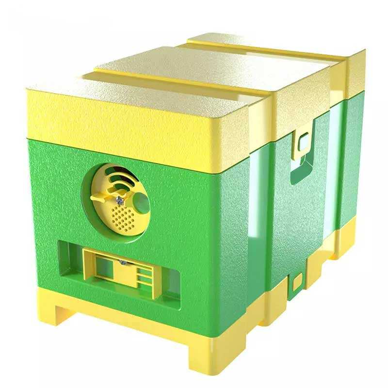 Versatile Plastic Mating Box for Queen Bee Rearing - Durable & Stackable Design in Green, Blue, or Red - Mini Beehive for Efficient Beekeeping