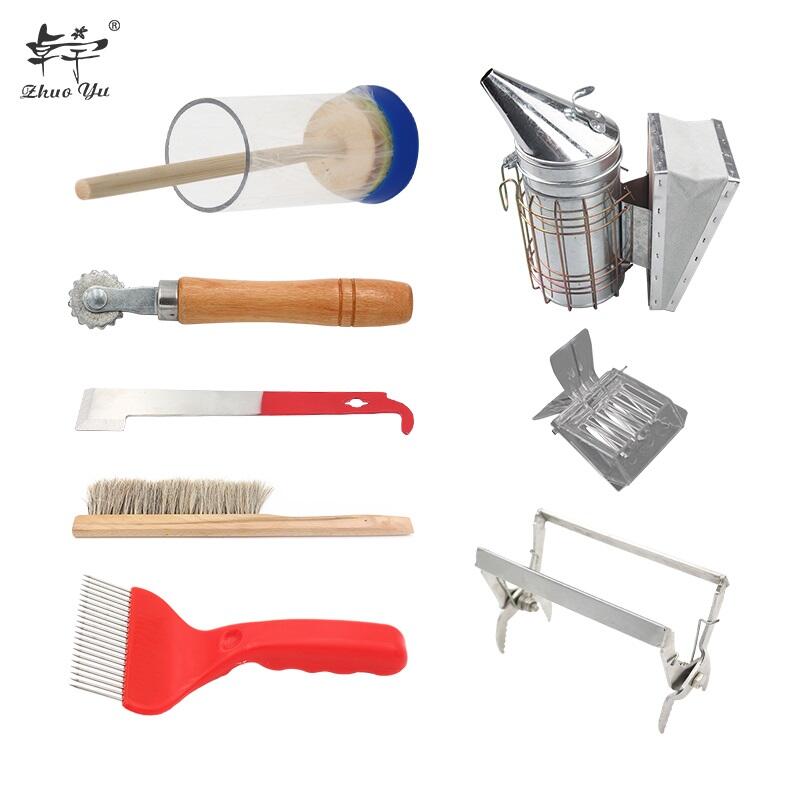 Professional Beekeeping Kit: High-Quality Stainless Steel Hive Tool with Uncapping Knife - Essential Equipment for Bee Keeping & Hive Maintenance