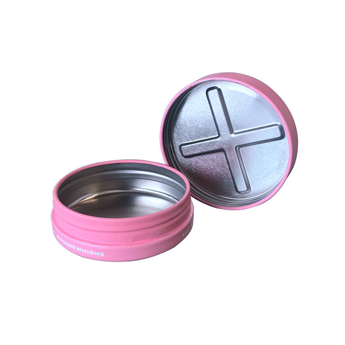 Round Child-resistant tin box