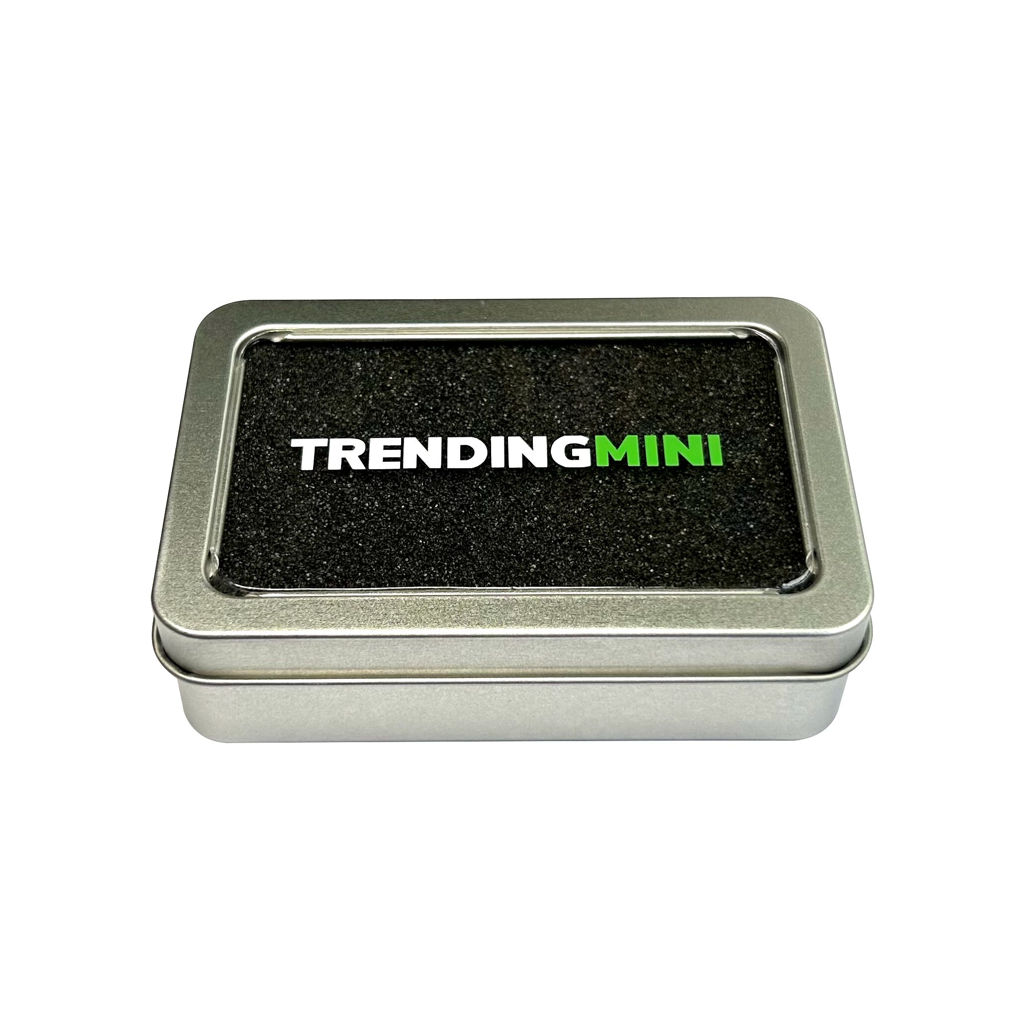 Window tin box with custom logo