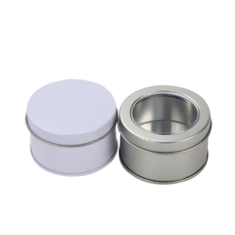 plain round tin