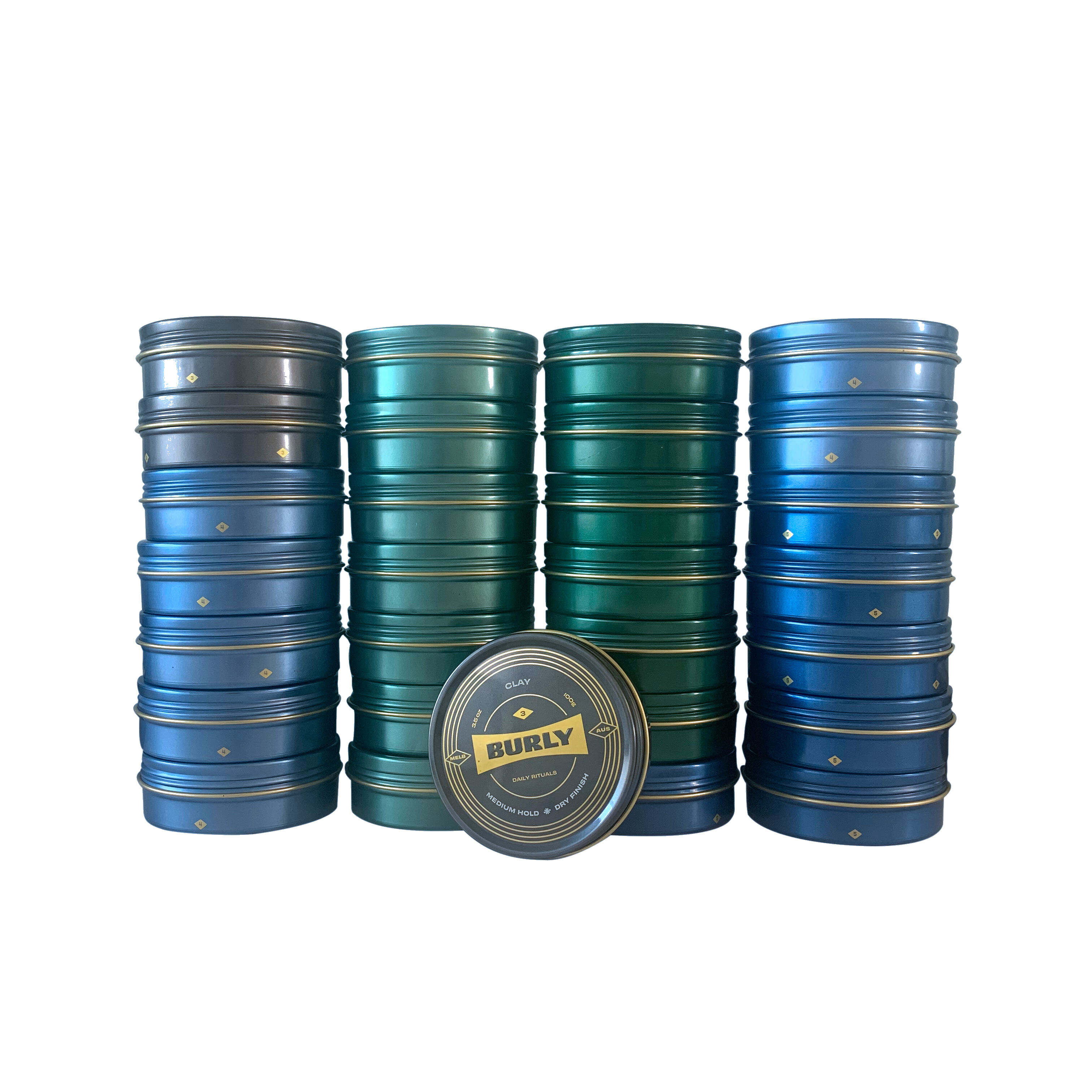 100ml aluminum tin jar for pomade