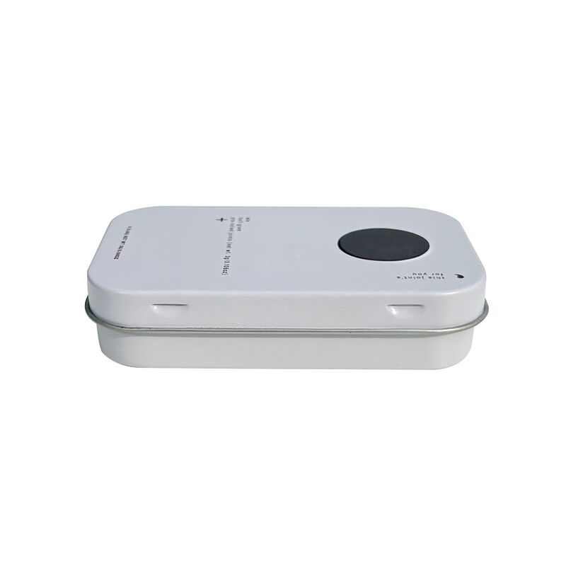 Child-resistant hinge tin box - 1