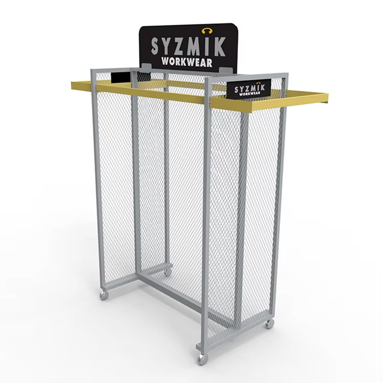 Apache Retail Gondola Store Display Stand Clothing Display Rack for Clothes Shop supplier