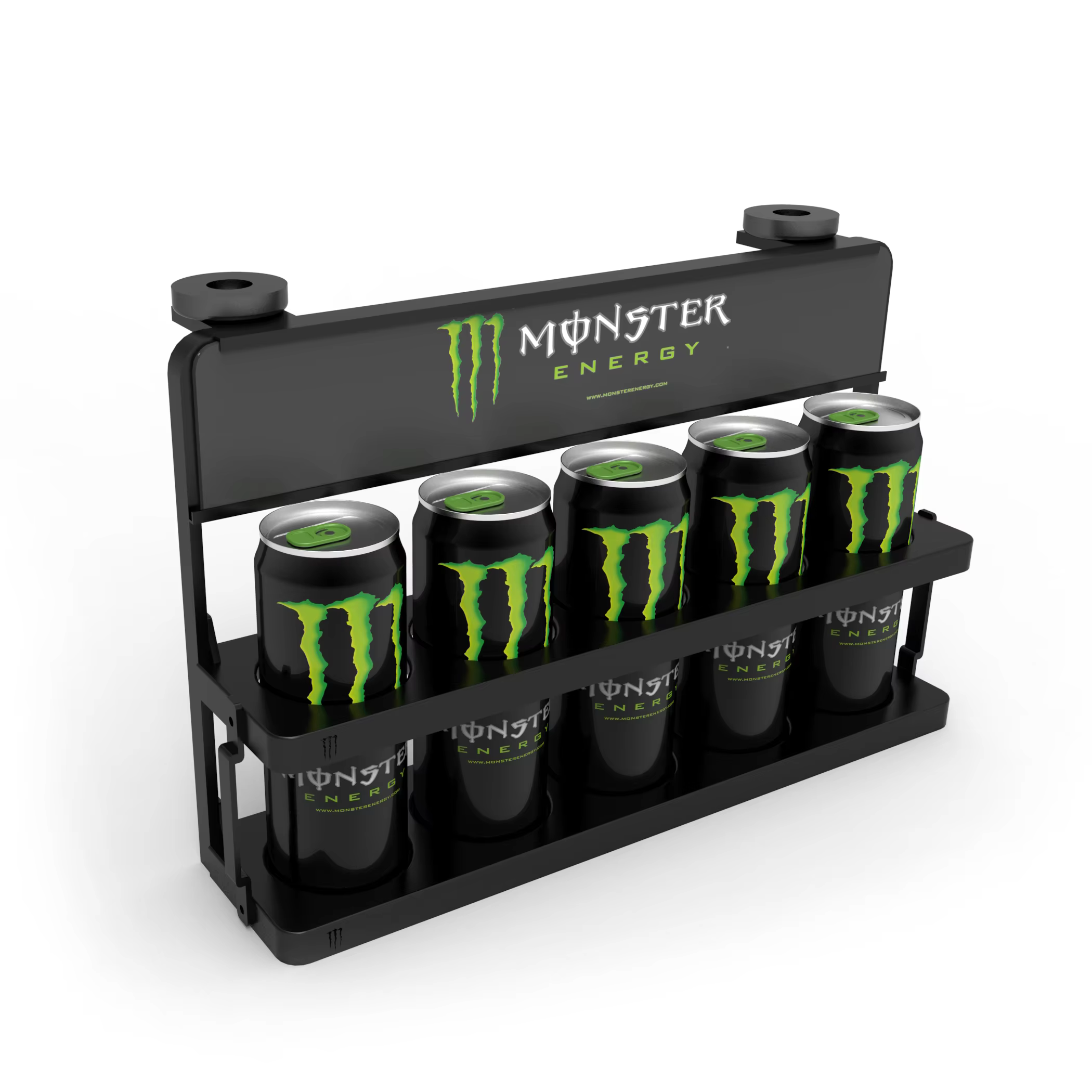 New Design Metal Energy Can Drink Floor Display Rack Powder Coated for Stores Shops Shopping Malls Supermarkets for Advertising factory