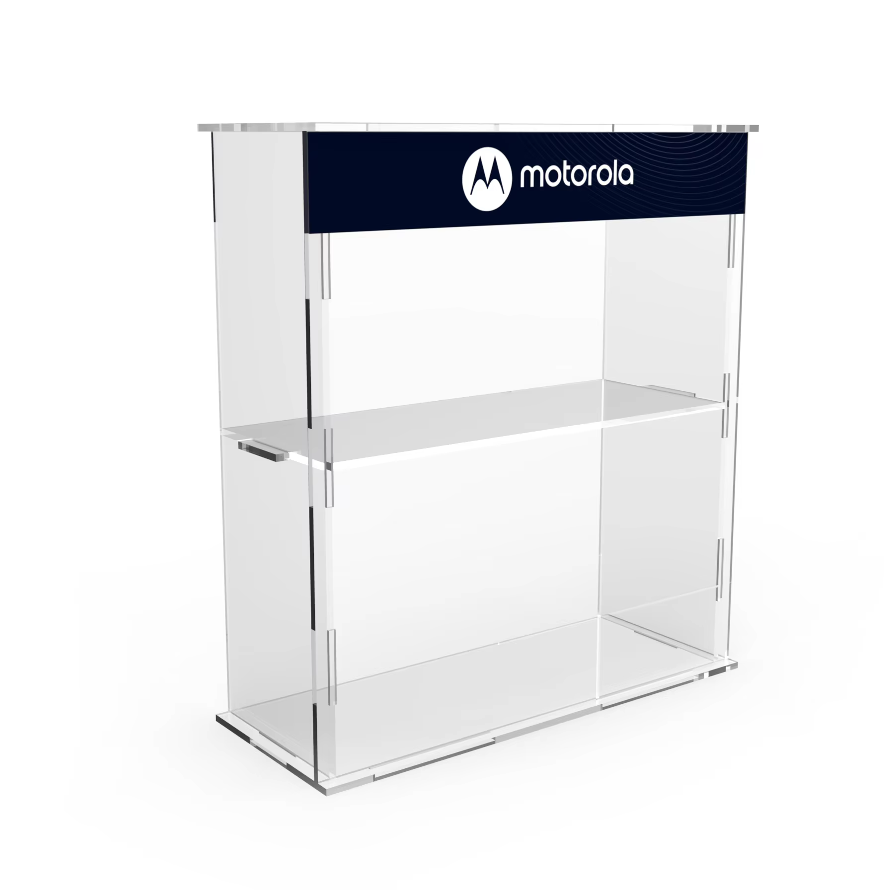 Customized Multi Layer Acrylic Display Rack Counter Top Display Rack Display Cabinet with Locker for Retail Store manufacture
