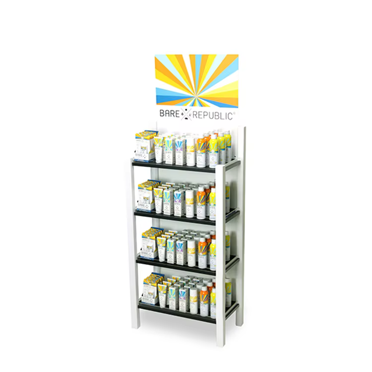 Apache Customized Eyelash Eyeliner Extension Foundation Make up Display Stand Cosmetic Display Stand for Brand Shop manufacture