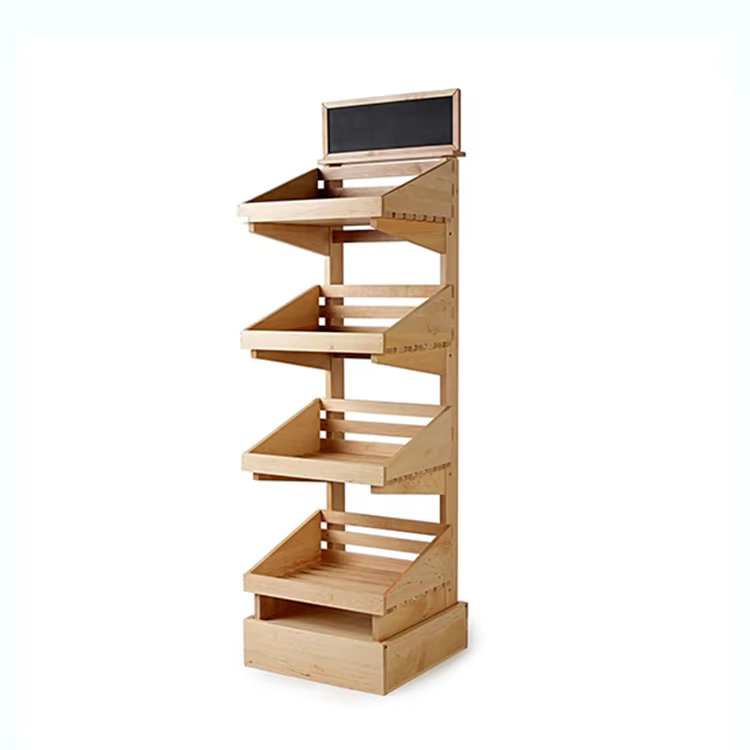 Hot Selling Double-sided Garment Rack MDF Material Store Display for Clothing Store manufacture