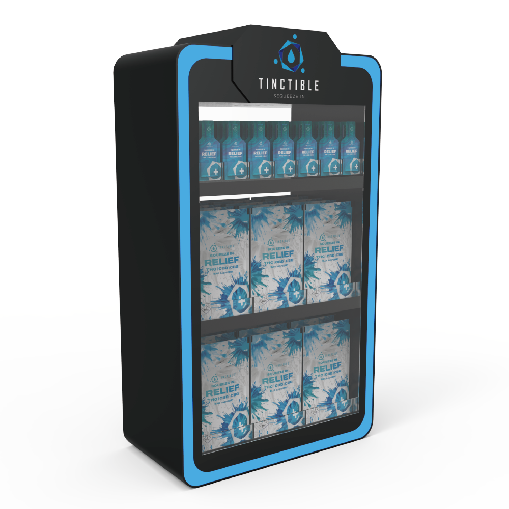 Présentoir acrylique personnalisé Apache pour produits de santé et boissons, destiné aux comptoirs de supermarchés