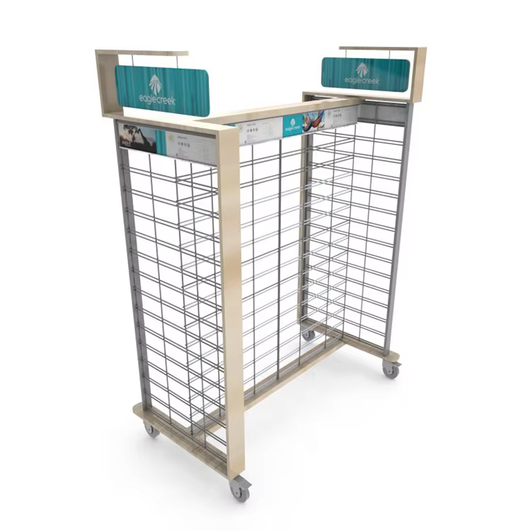 Outdoor Jacket Clothing Display Stand with 2 Tiers Display Shelves for Fashion Fits supplier