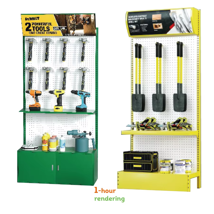 Apache Custom Metal Pegboard Hook Tool Display Stand for Hardware Tools for Auto Repair Shop for Factory Use details