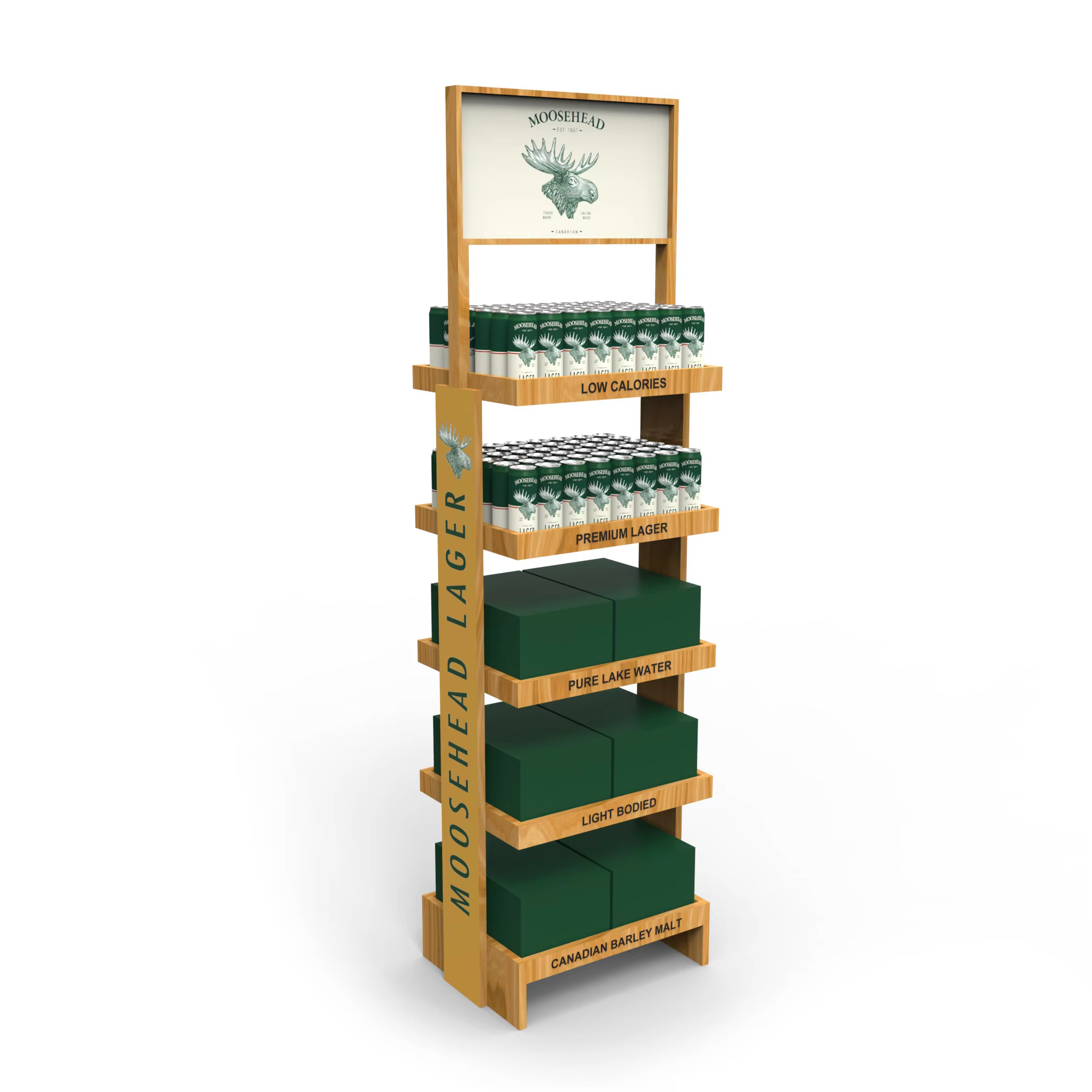 Apache Customizable Floor Standing Metal Wine Bottle Display Racks Painted Finish for Hot Selling Supermarkets supplier