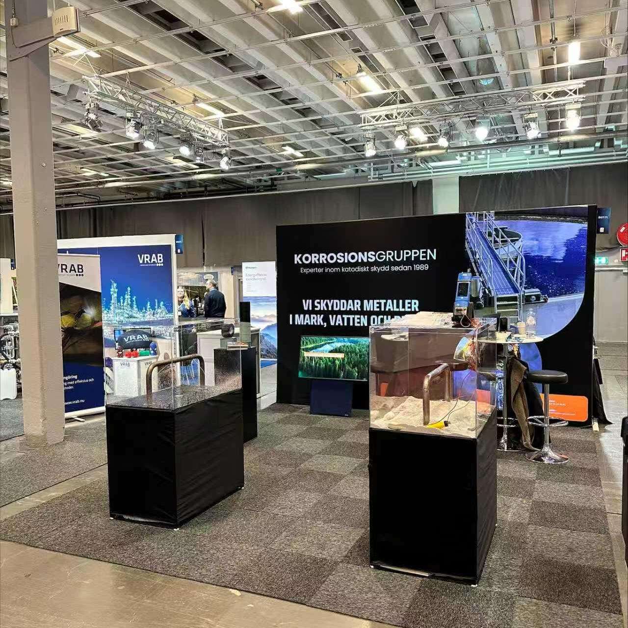 How This Custom Trade Show Display Stand Elevates Industrial Brand Presence & Product Demonstration