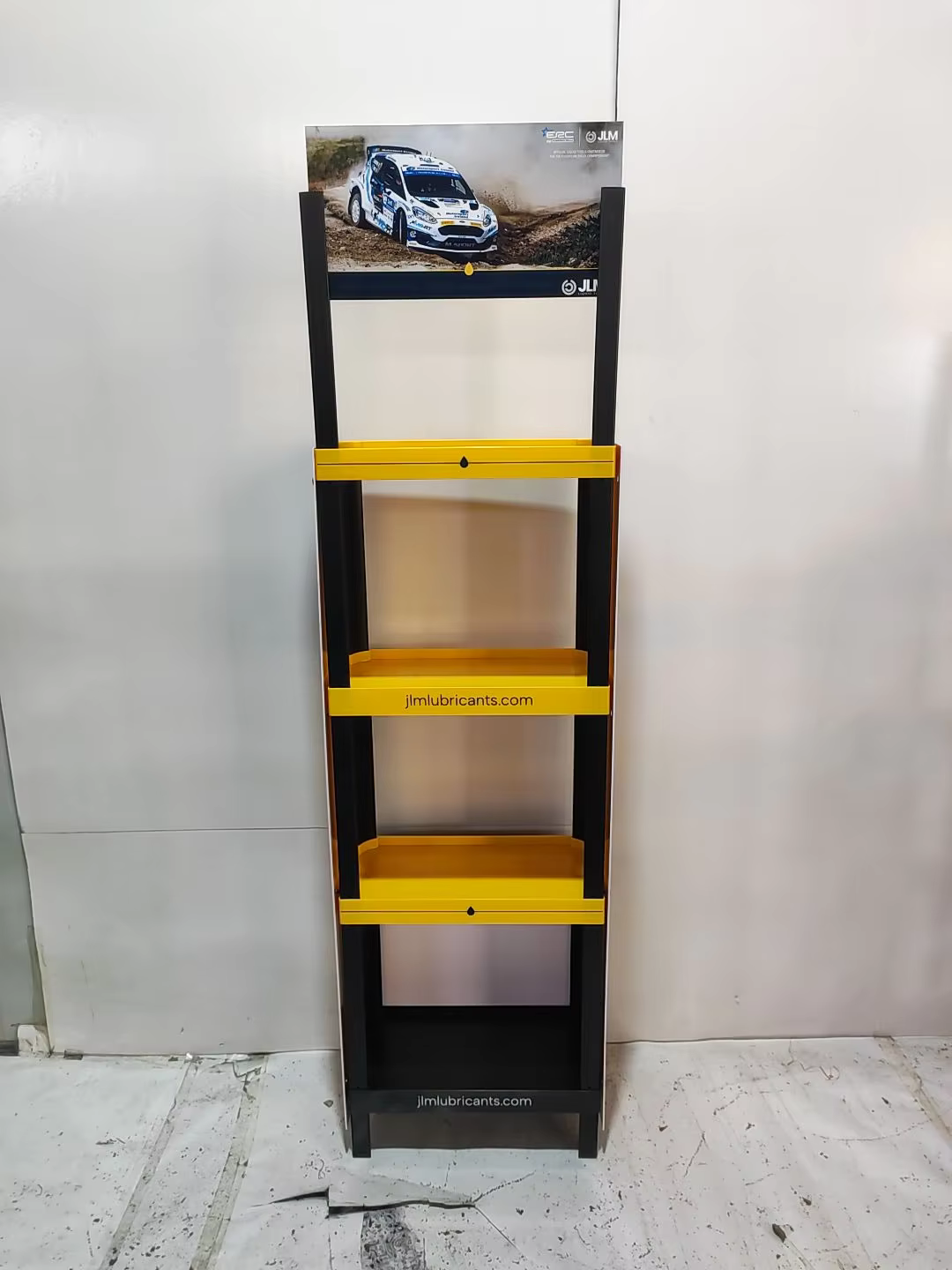 POP Custom Plastic Injection Shelves Display Rack PVC Floor Display Stand with PP or Hips factory