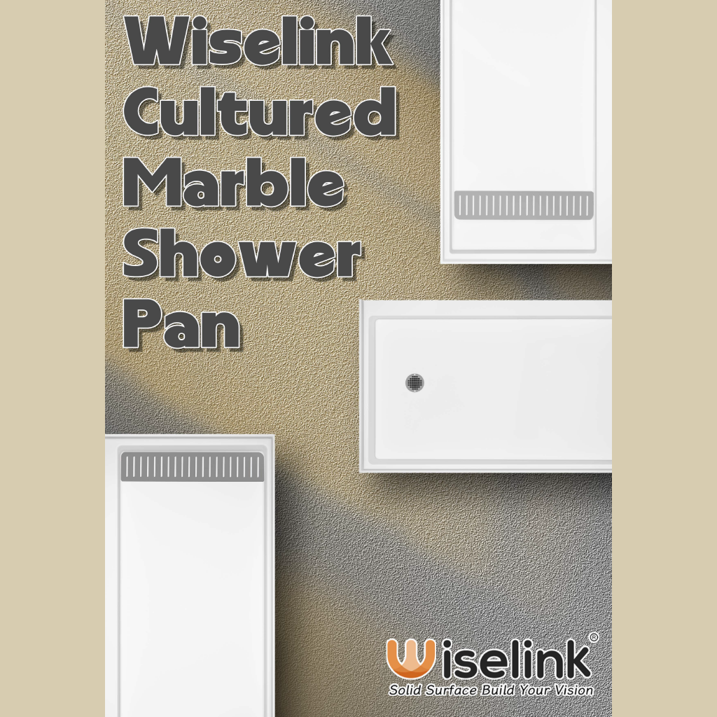 Wiselink Cultured Marble Shower Pan