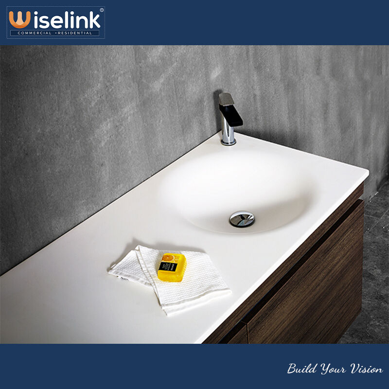 Wiselink WKS-6004 Solid Surface Bathroom Vanity