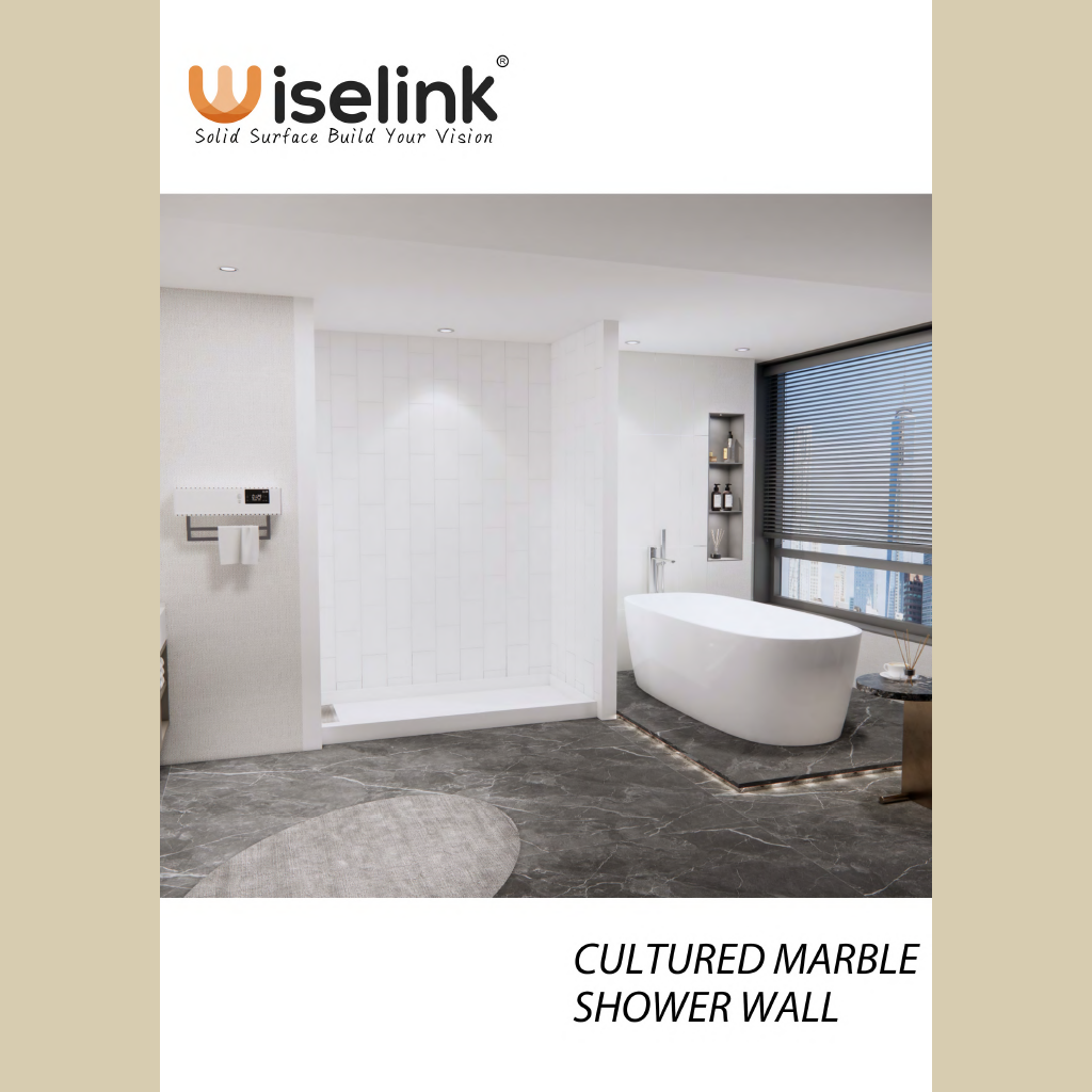 Wiselink Cultured Marble shower wall（0218）