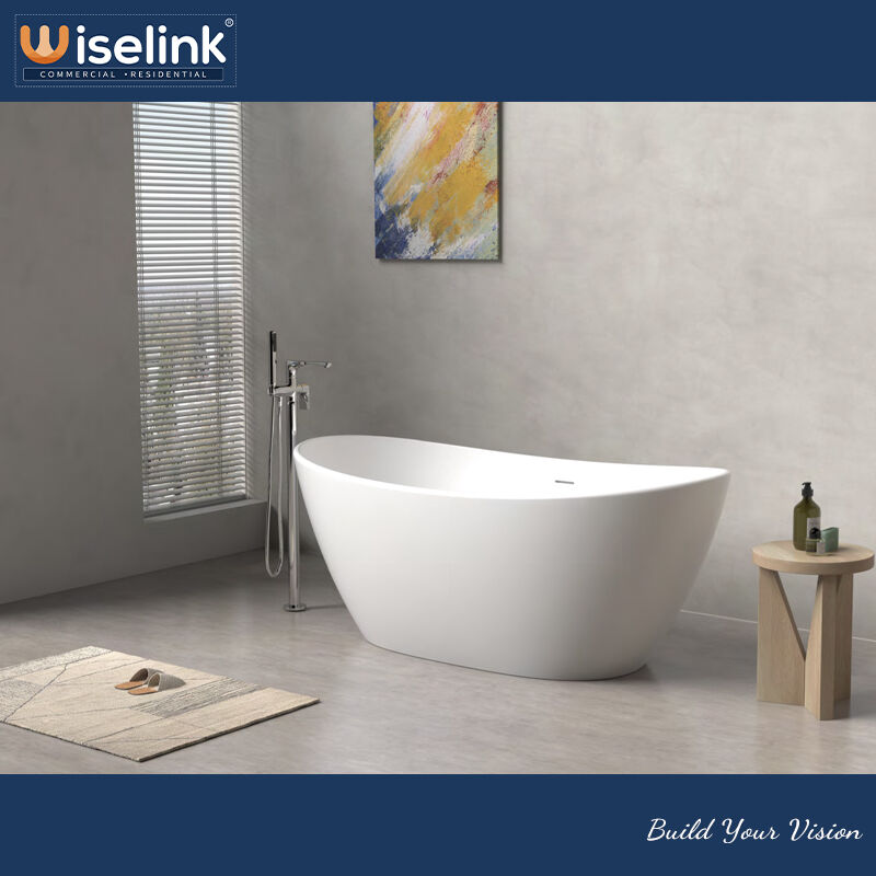 Premium Solid Surface Freestanding Tub: Where Elegance Meets Comfort