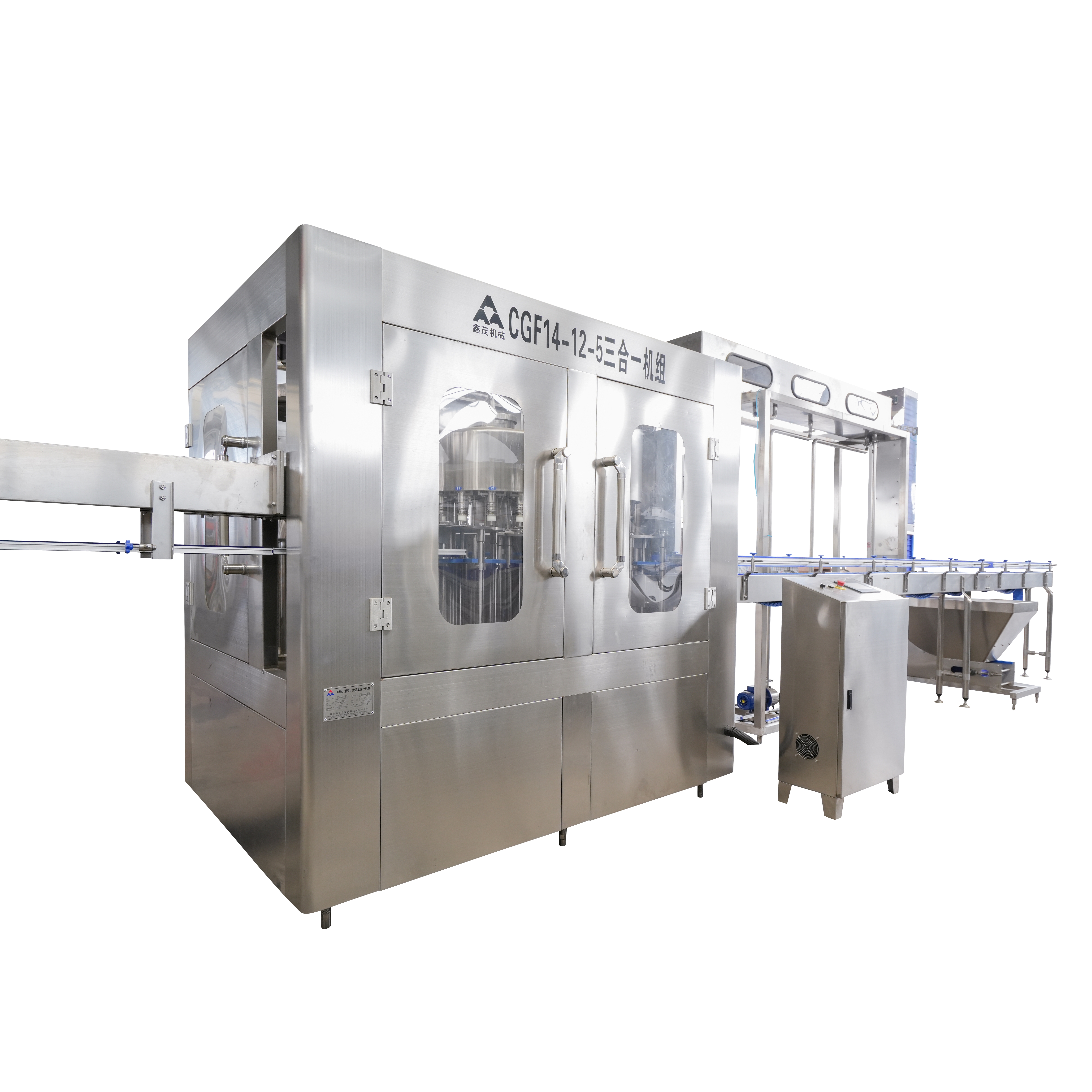 4000BPH Mineral- und Reinstwasser-Abfüllmaschine für PET-Flaschen