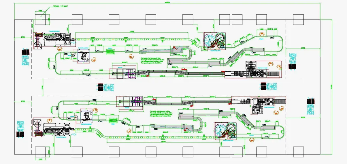 แผนผังพื้นที่บรรจุน้ำผลไม้