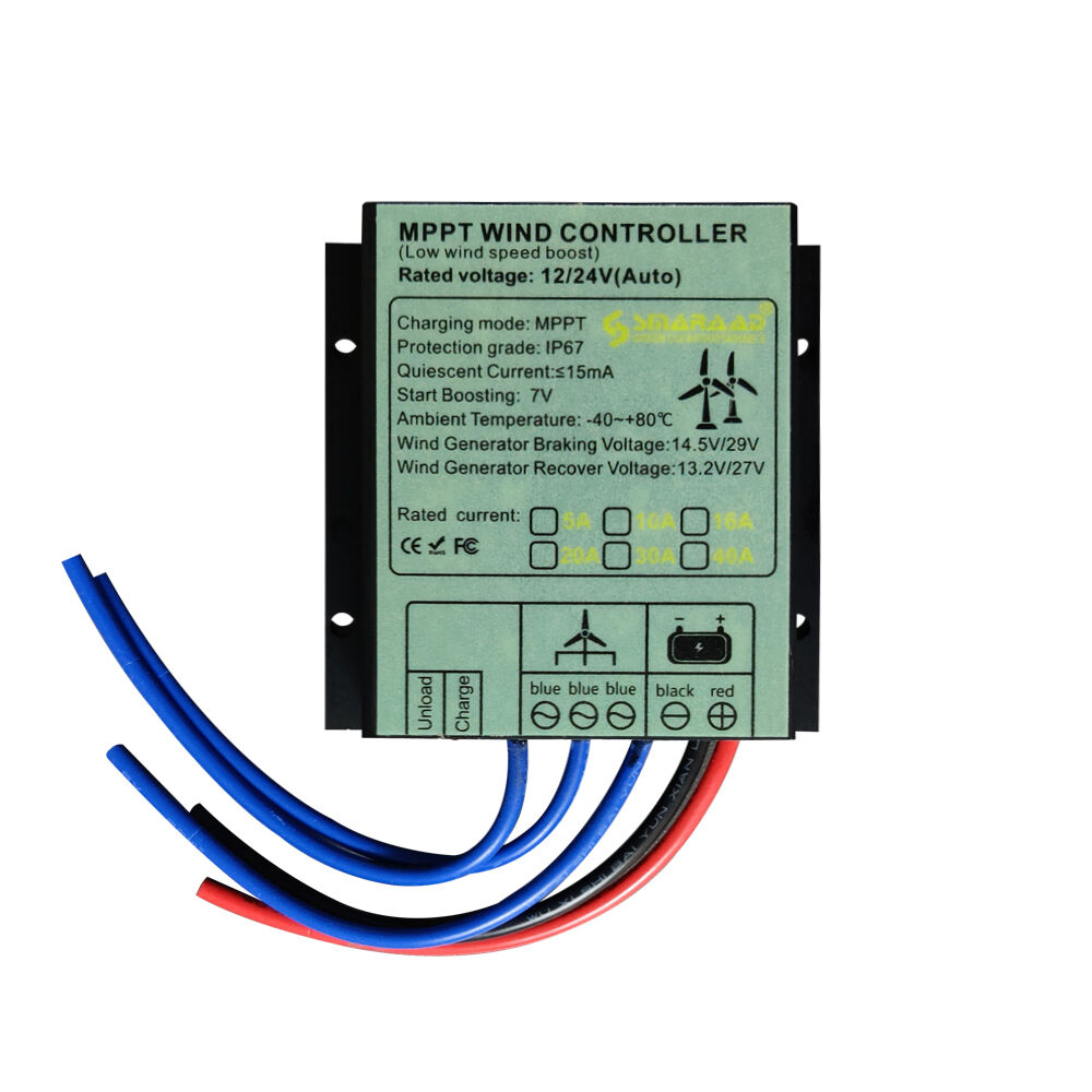 1000W Small MPPT Controller 12V24V 48V Auto Wind Solar Controller