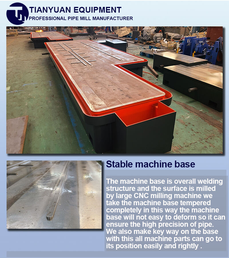  ty16 high quality factory export round carbon steel pipe making machinery -4
