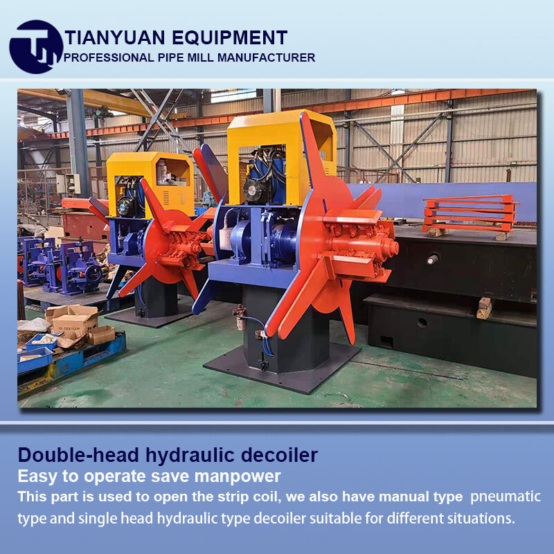  ty16 high quality factory export round carbon steel pipe making machinery -2