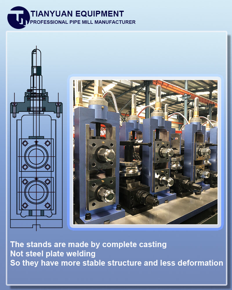  ty16 high quality factory export round carbon steel pipe making machinery -5