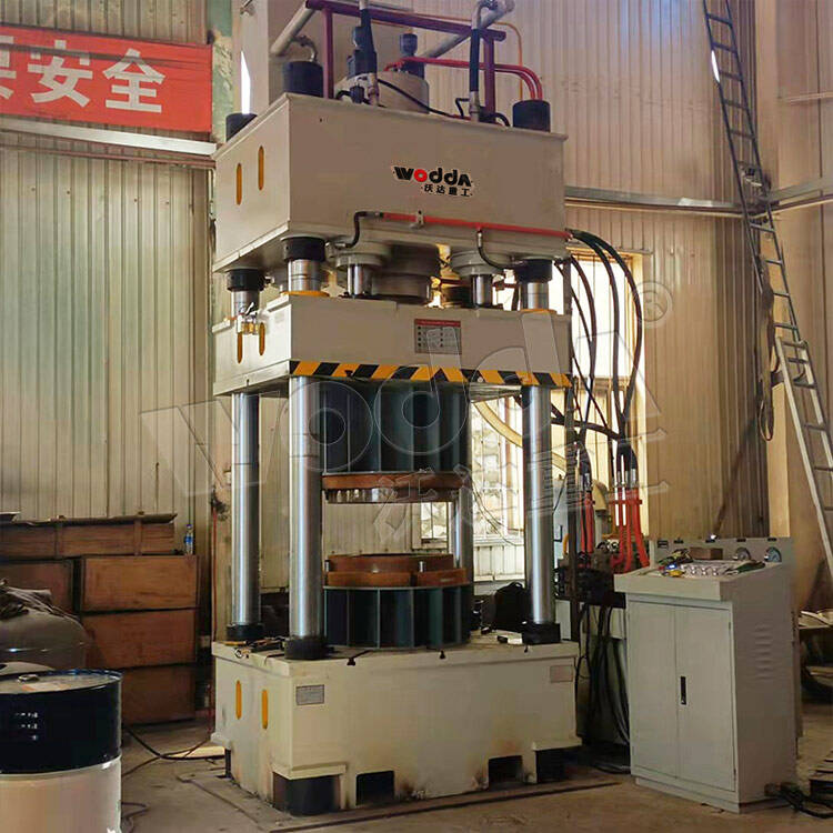 315 ton head hydraulic press customer site