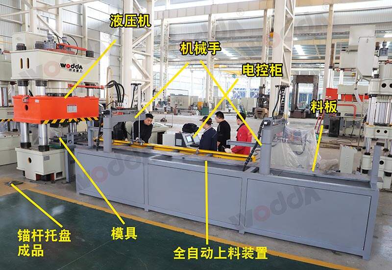 630 tons anchor pallet production line