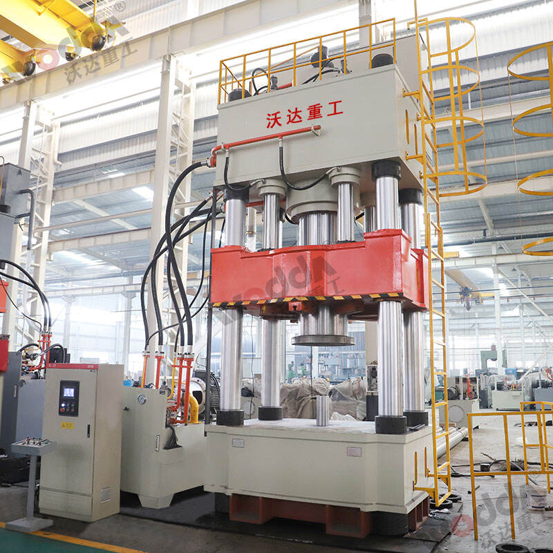 800-ton head stretching hydraulic press workshop test machine