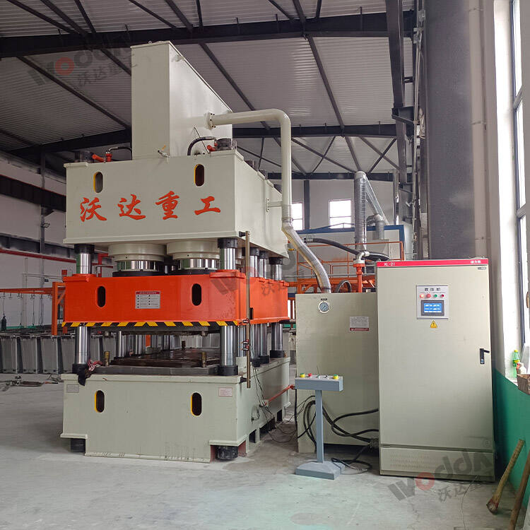 2400 tons steel door embossing machine customer site