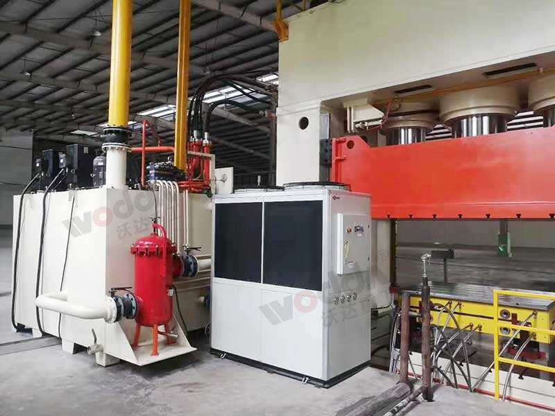 2500 ton frame hydraulic press installation completed