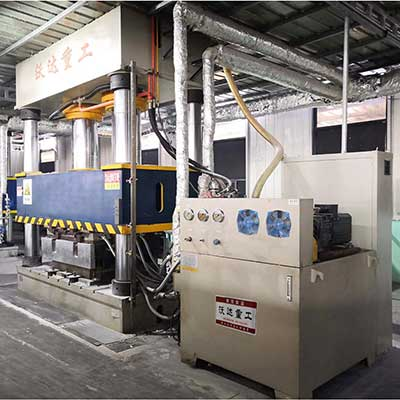 SMC FRP water tank plate compression molding equipment_800 tons four-column hydraulic press