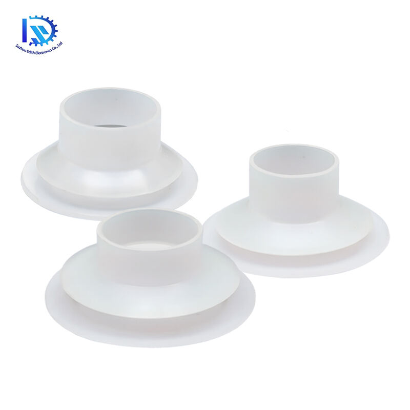 Specialized Pneumatic Accessories for Down Filling Machines: 60 & 84 Grade White Imported Silicone Vacuum Suction Cups for Down
