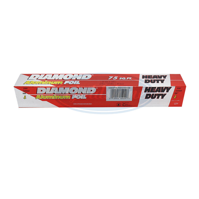 Multi Porpose 75sqft Food Wrapping Aluminum Foil With Cutter