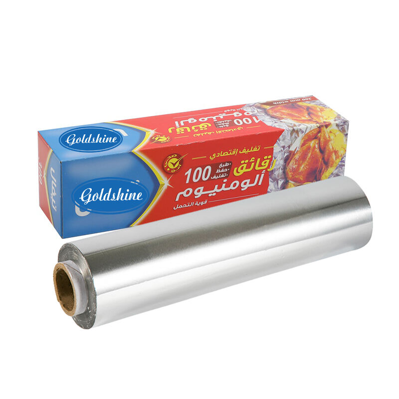 20 mikron 100 m Hushålls aluminiumfolie Cateringfolie