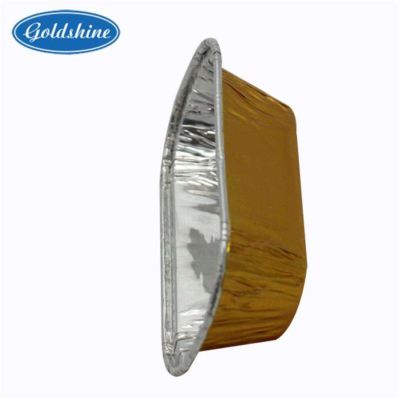  Disposable Rectangle Colorful Aluminium Foil Cups Pan