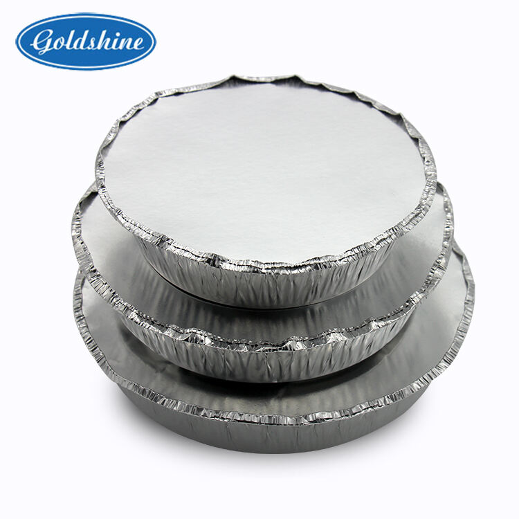 500ml 60mic Round Disposable Aluminium Foil Food Container 