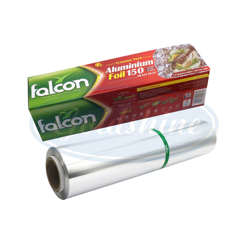 Falcon foil paper aluminum foil roll factory use in kitchen