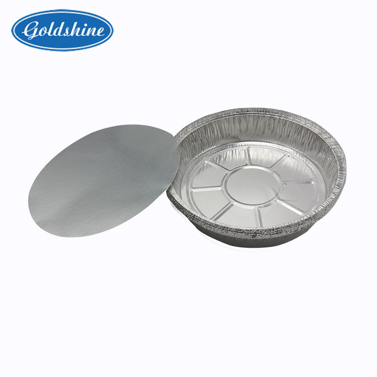 500ml 60mic Round Disposable Aluminium Foil Food Container 