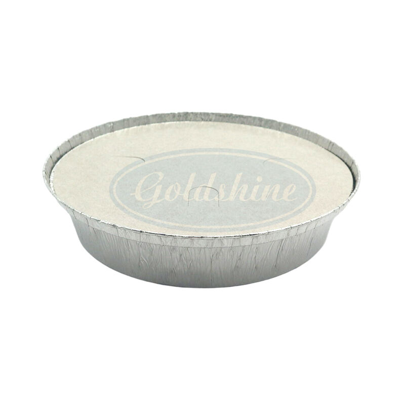 Y20837 Tipo de recipiente de hojalata y uso alimentario bandeja desechable de hojalata para pizza