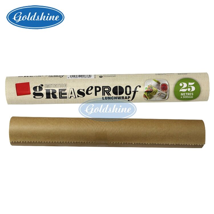 Greaseproof Non-stick Food Packaging grease proof Wax Paper Roll