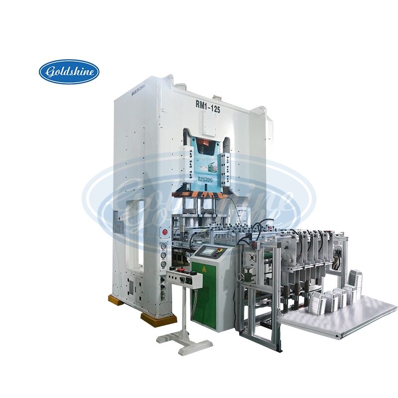 máy sản xuất hộp đựng cơm và hộp chứa bằng giấy bạc nhôm tự động