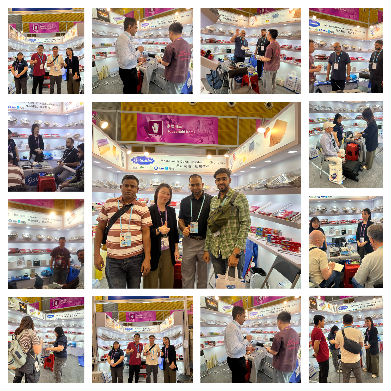 Phase II der 139. Canton Fair wird eröffnet, der Stand von Goldshine Aluminum Foil verzeichnet einen riesigen Besucherandrang.