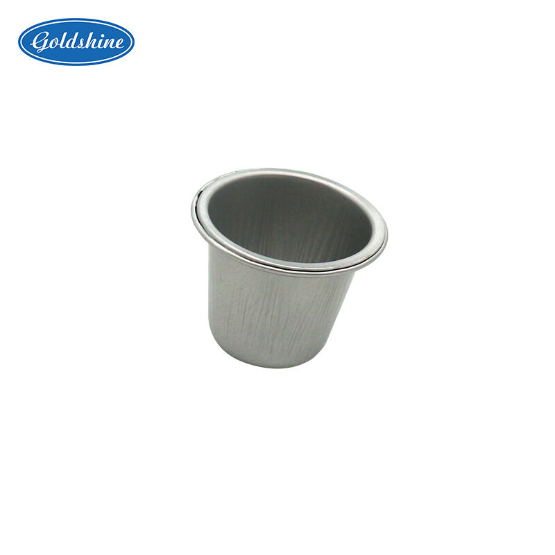 cốc nhôm ép màu 25ml Hộp đựng nướng bằng giấy bạc có nắp đậy