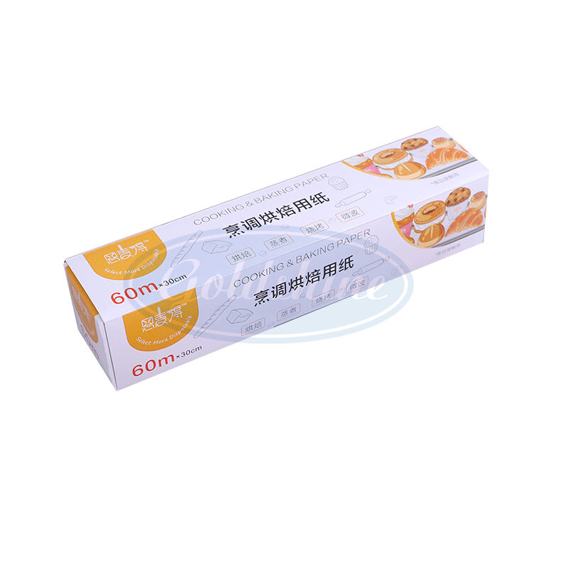 45cm 30cm Width 5m 10m 60m Baking Paper Reels with Silicone Coating